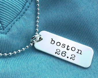 Race Distance Tag Necklace