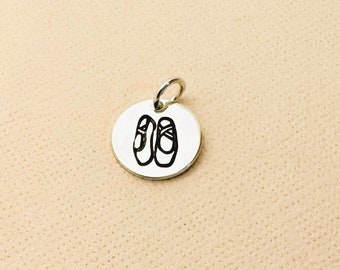 Ballet Slippers Charm or Necklace