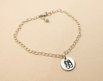 Ballet Slippers Charm Bracelet