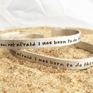 Joan of Arc quote bracelet