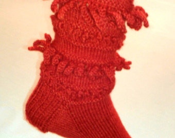 PDF Download Knitting Pattern for the Meatballs and Macaroni Socks