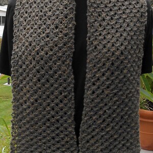 PDF Pattern Download for the Entrelac Rib Edged Diagonal Lace Scarf