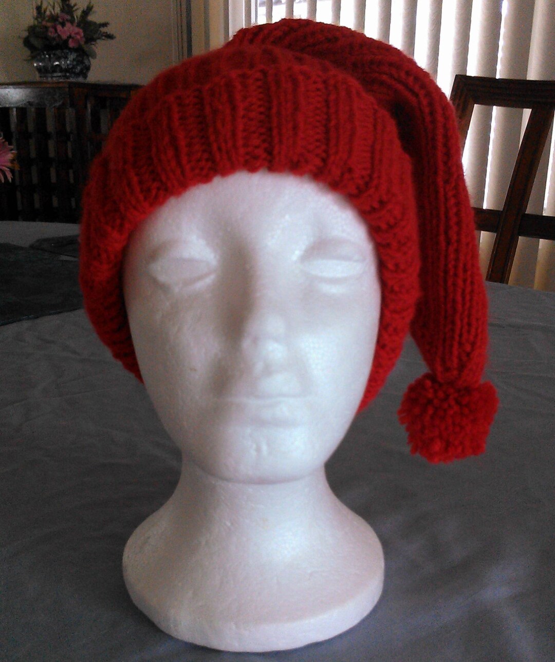 Free Knitted Rib Stocking Cap Pattern PDF Download Knitting Pattern for the Ribbed Cuffed Stocking Hat - Fits ...