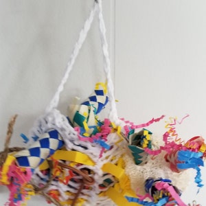 PDF Download Knit Pattern for &quot;3 Pet Bird Foraging Toys&quot;