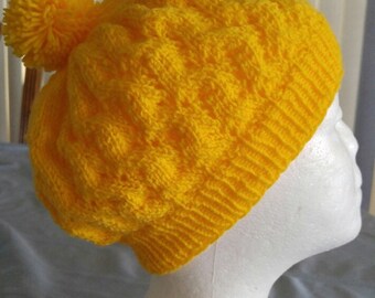 PDF Download Knit Pattern for the Herringbone Lace Hat