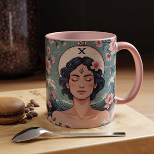 Woman Patterned Coffee Mug: 11oz Christmas Drinkware