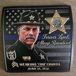 Sgt. Michael "Cash" Cashwell, MCSO Retired. Memory patch.