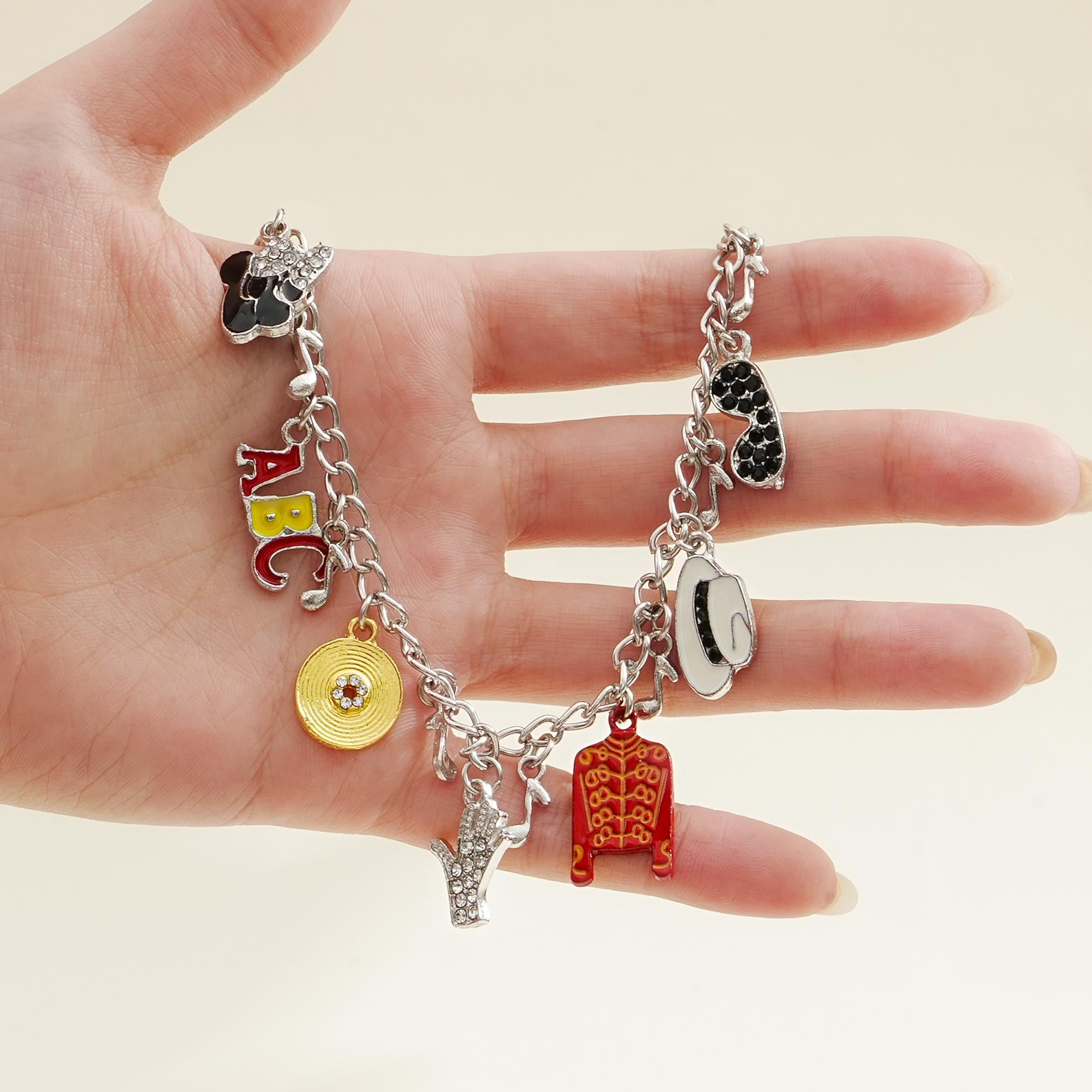 Michael Jackson Charm Bracelet - Etsy