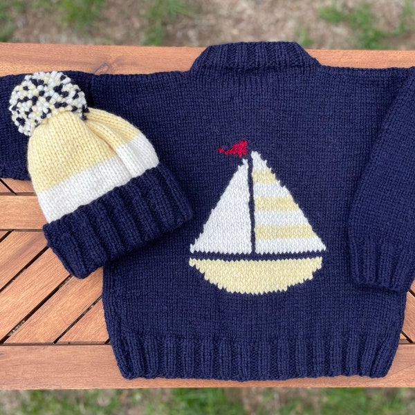 Baby Sailboat Knit Etsy