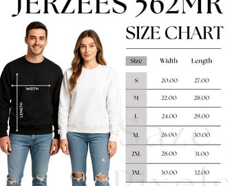 Jerzees 974MPR サイズ表 • Jerzees オープンボトム スウェットパンツ