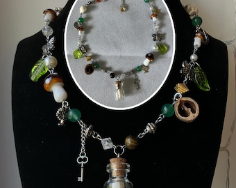 Whimsical Woodland Fairy charm necklace
