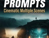 2000 Cinematic AI Prompts | Multiple Scenes for Midjourney, Leonardo, Stable Diffusion (Digital Download)