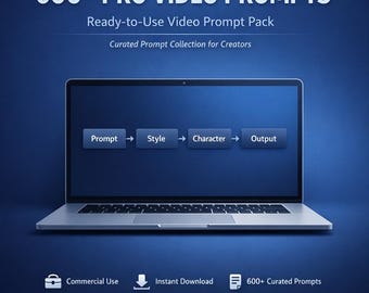 Oltre 600 prompt video AI per Seedance 2.0 / Script cinematografici, anime, UGC (download digitale)