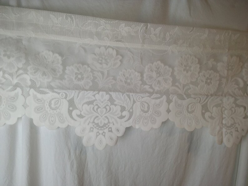 Shari Tailored Valance Cream Color 51w X 14l Etsy