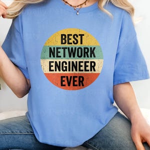 Retro Network Engineer Shirt, Funny IT Tech Gift Tee