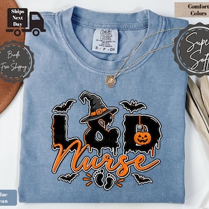 Comfort Colors® L&D Nurse Halloween Shirt, Labor Delivery Nurse Fall Tee, Creepy Season Maternity Clothes, Baby Delivery Creepy Tee
