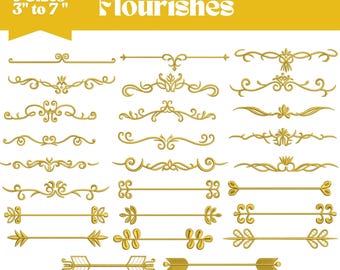 Stickmuster-Set „Verzierungen“, Stickdatei für die Stickmaschine, 9 Größen, Sofort-Download