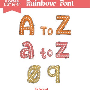 Bx Alphabet Embroidery Design A to Z, Font Embroidery, Capital and Small Letters, Embroidery Alphabet, 6 Sizes, Instant Download