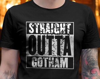 Straight Outta Gotham Camiseta Masculina / Unisex o Ladies Fit