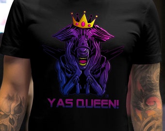 Camiseta con meme de la reina Yas, madre alienígena, para hombre, unisex y mujer
