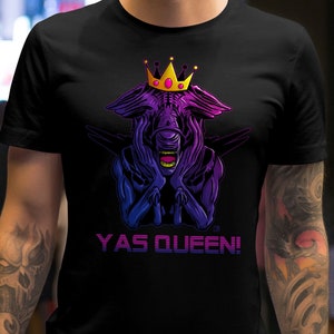 Yas Queen Meme Mother Alien T-Shirt - Mens / Unisex / Ladies Fit