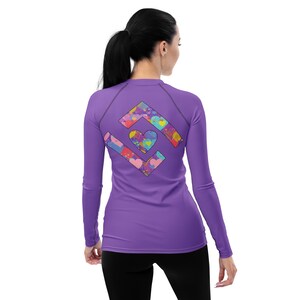 Heart Logo BJJ Rash Guard (Women)