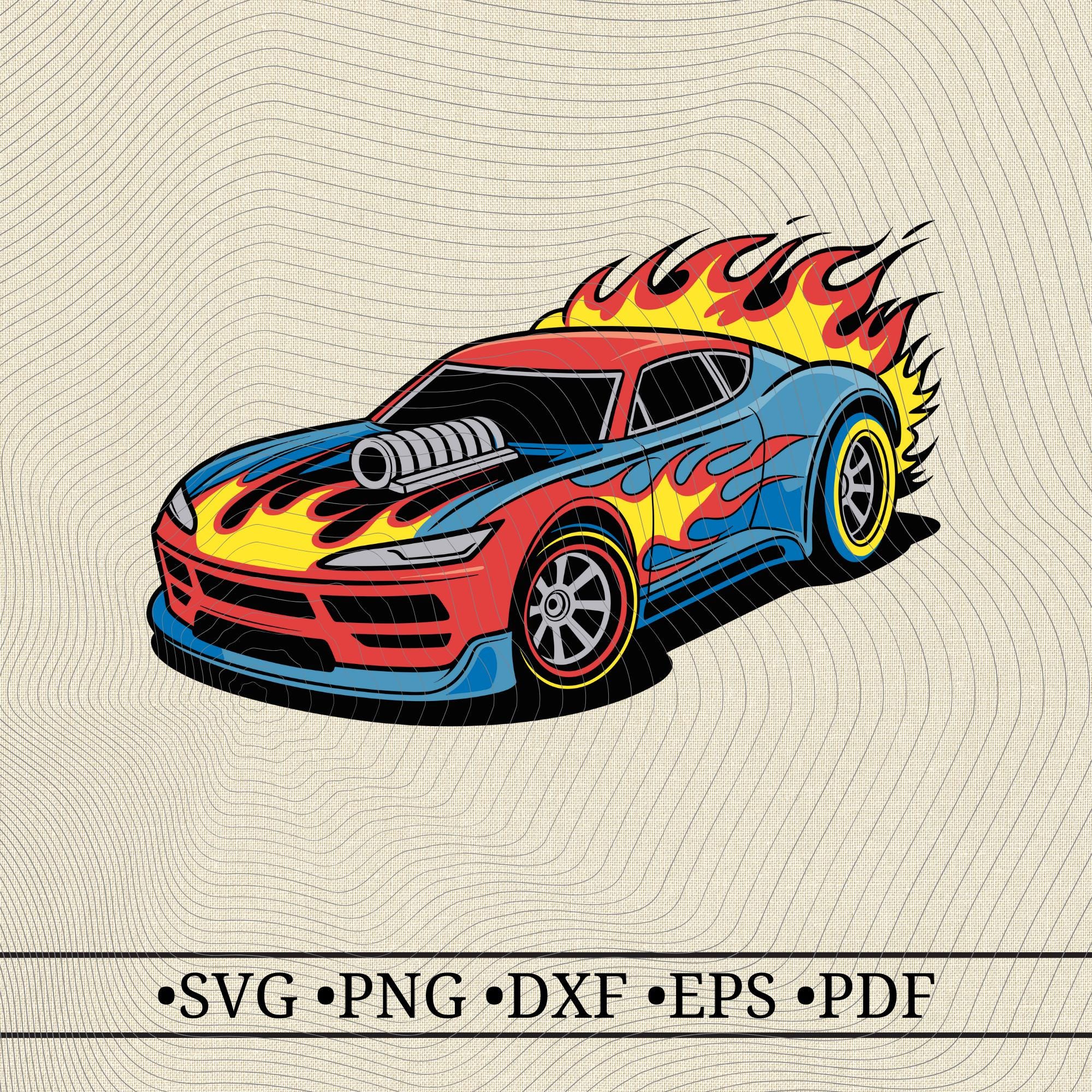 Hot Wheels Flame Svg Australia