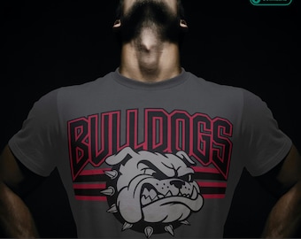 Bulldogs svg png dxf eps pdf | Sports Team Logo | Football Mascot Clipart | Cricut & Silhouette Cut File | Digital Download