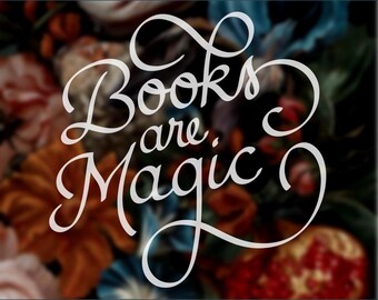 Books are Magic SVG and PNG - digital files