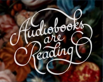Audiobooks are Reading SVG and PNG - digital files