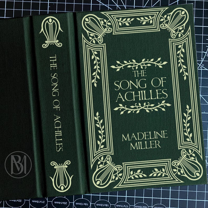 Htv Journal Covers Book Cover and Spine SVG - Harp - Customizable Bookbinding Digital File ...