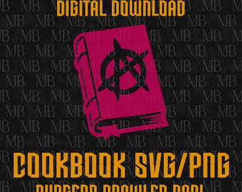 DCC - Cookbook SVG and PNG - Dungeon Crawler Carl digital cut files