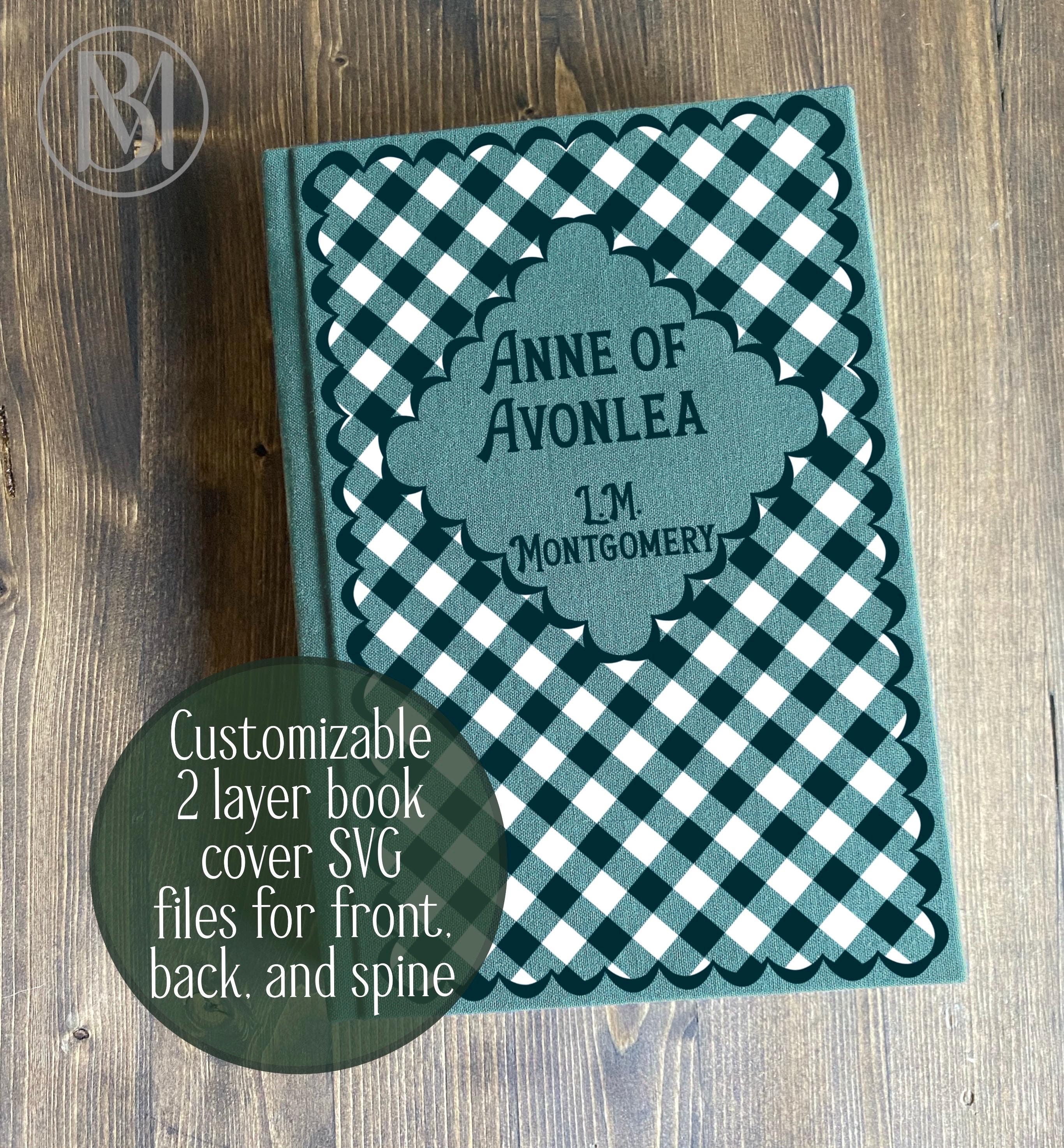 Htv Journal Covers Book Cover and Spine SVG - Gingham - Customizable Bookbinding Digital ...