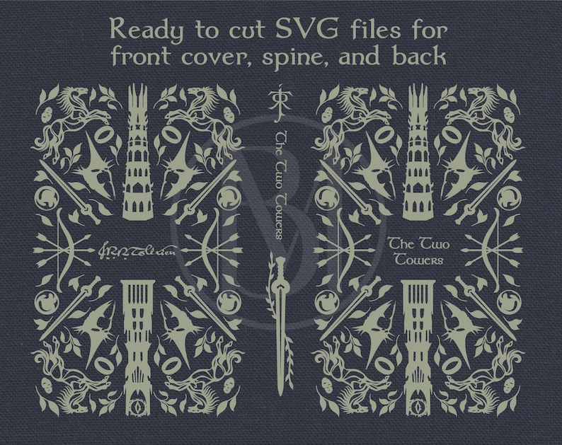 Htv Journal Covers The Lord of the Rings 3 Book Covers - Bookbinding SVG Files for HTV ...