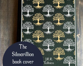 The Silmarillion book cover and spine - bookbinding SVG file for HTV