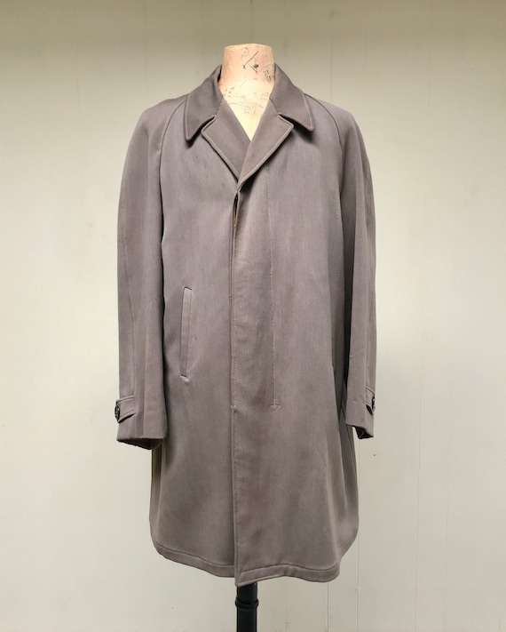 Vintage 1940s 1950s Taupe Gabardine Coat 40s 50s Classic Wool | Etsy