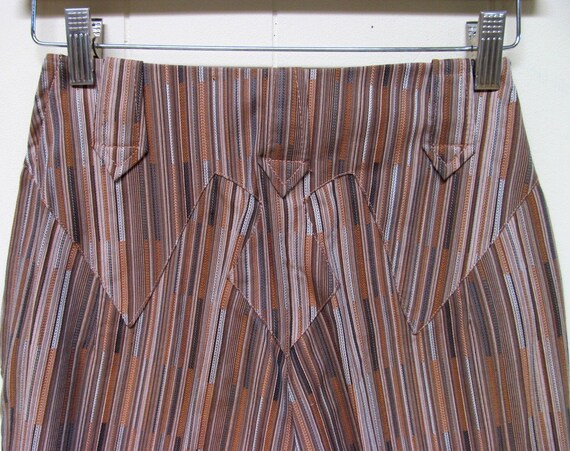 Vintage 1950s Pants, 50s Levi Strauss Brown Stripe