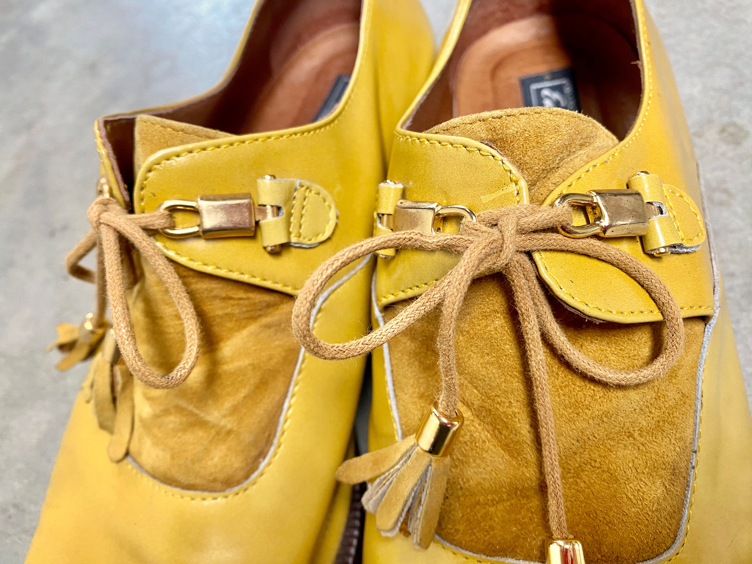 EMILIO FRANCO Green Suede with Gold Embellishment il_fullxfull.4869641481_96ki.jpg main image 4