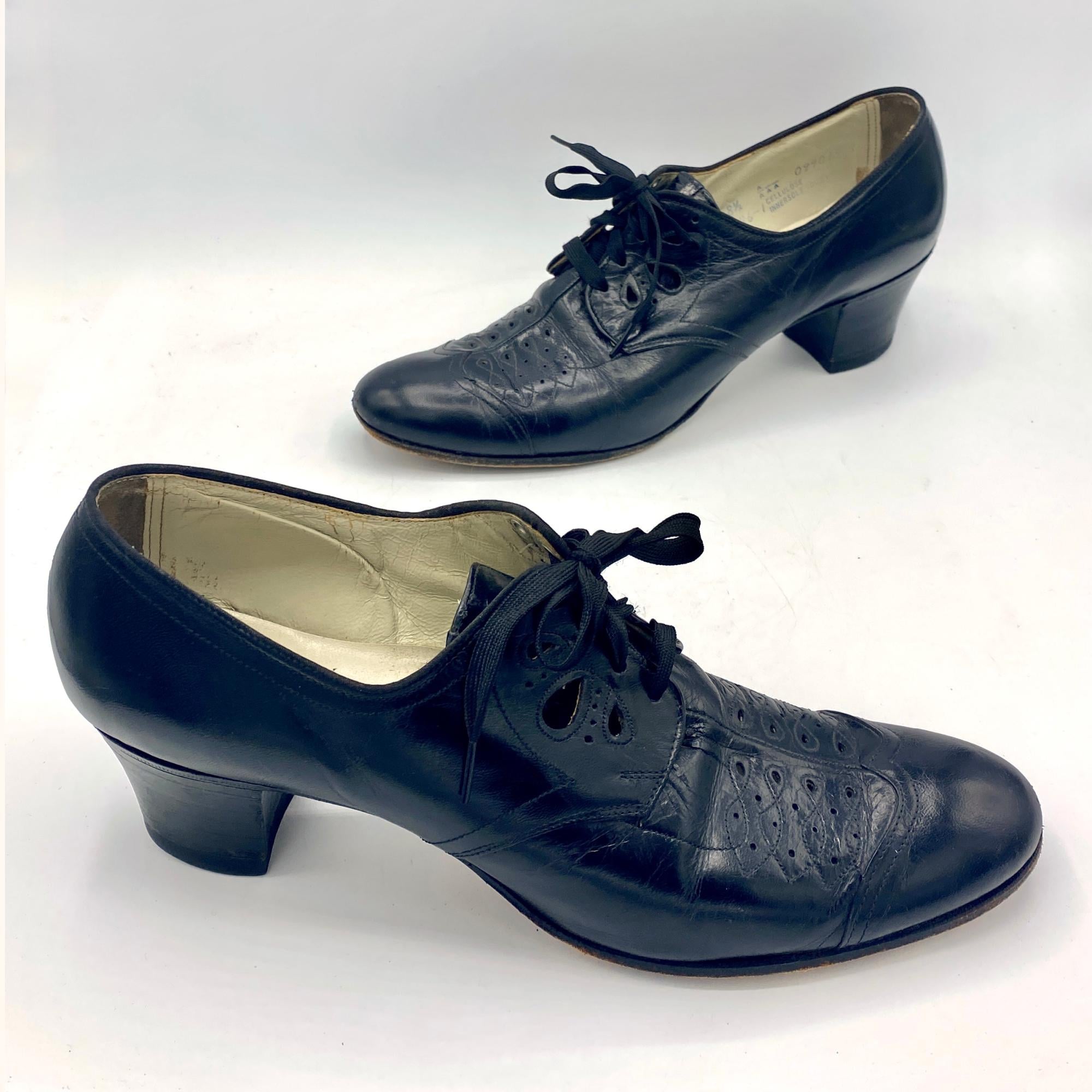 1940〜50s ヴィンテージ USドレスシューズ ブラック il_fullxfull.7257989315_5a6s.jpg