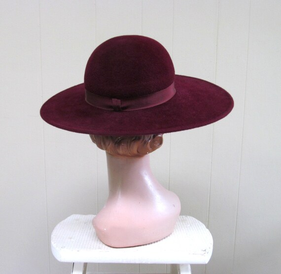 Vintage 1970s Yves Saint Laurent Wide Brim Hat, 7… - image 3