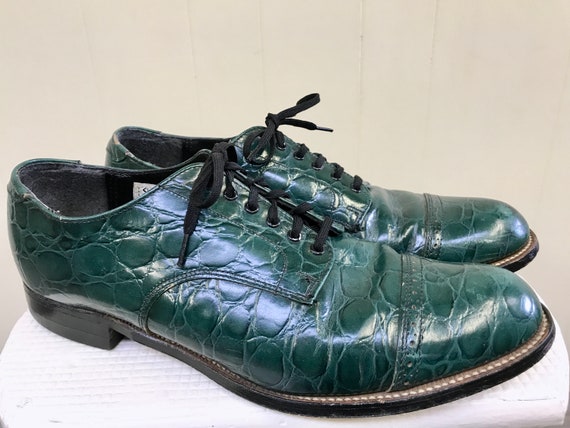 Vintage Stacy Adams Shoes Madison Green 