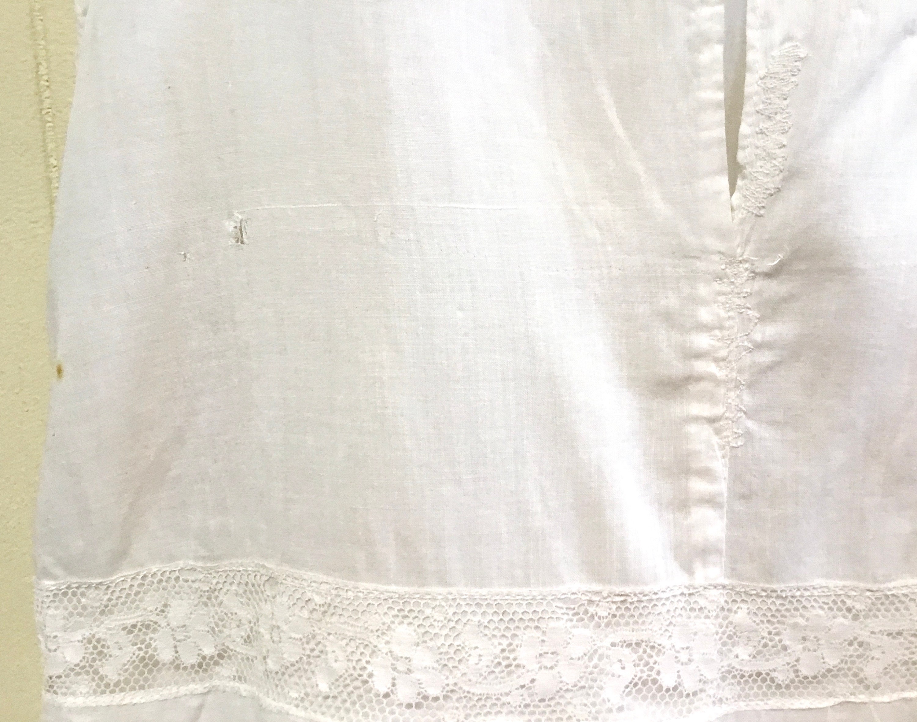 Antique 1920s White Cotton and Lace Girl's Slip Batiste - Etsy