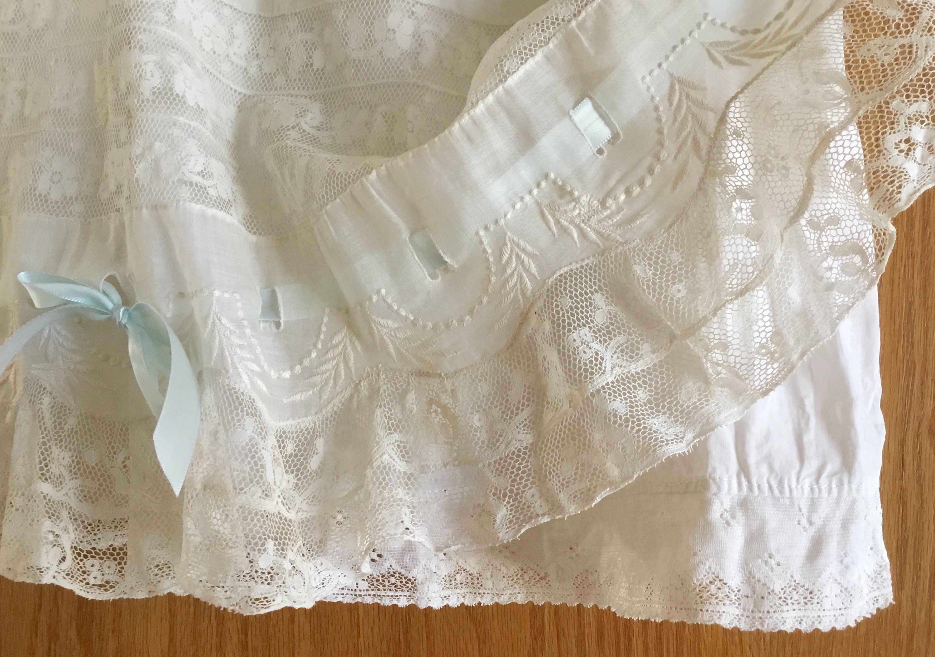 Antique 1920s White Cotton and Lace Girl's Slip Batiste - Etsy