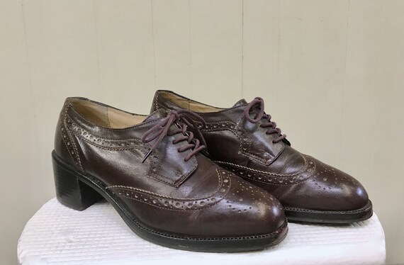 Vintage Brown Kenneth Cole Wingtip 