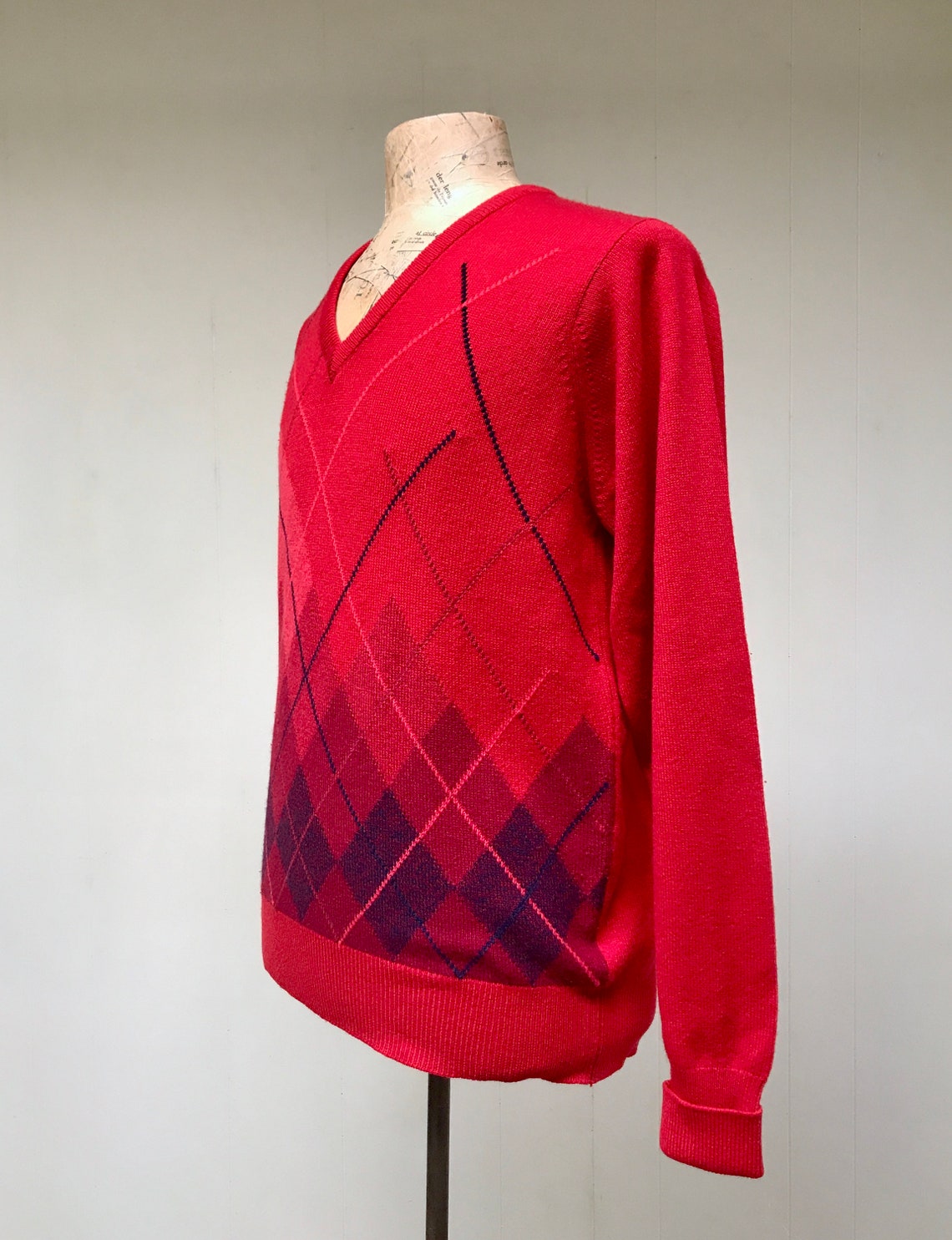 Vintage 1960s Ballantyne Cashmere Sweater for Bullocks | Etsy