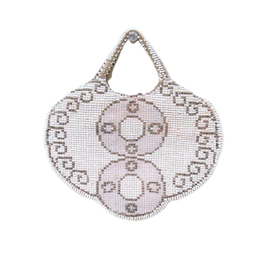 Vintage 1930s Purse, 30s Czech Art Deco Micro Beaded Evening Bag ...