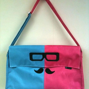 Dual-color Messenger Bag