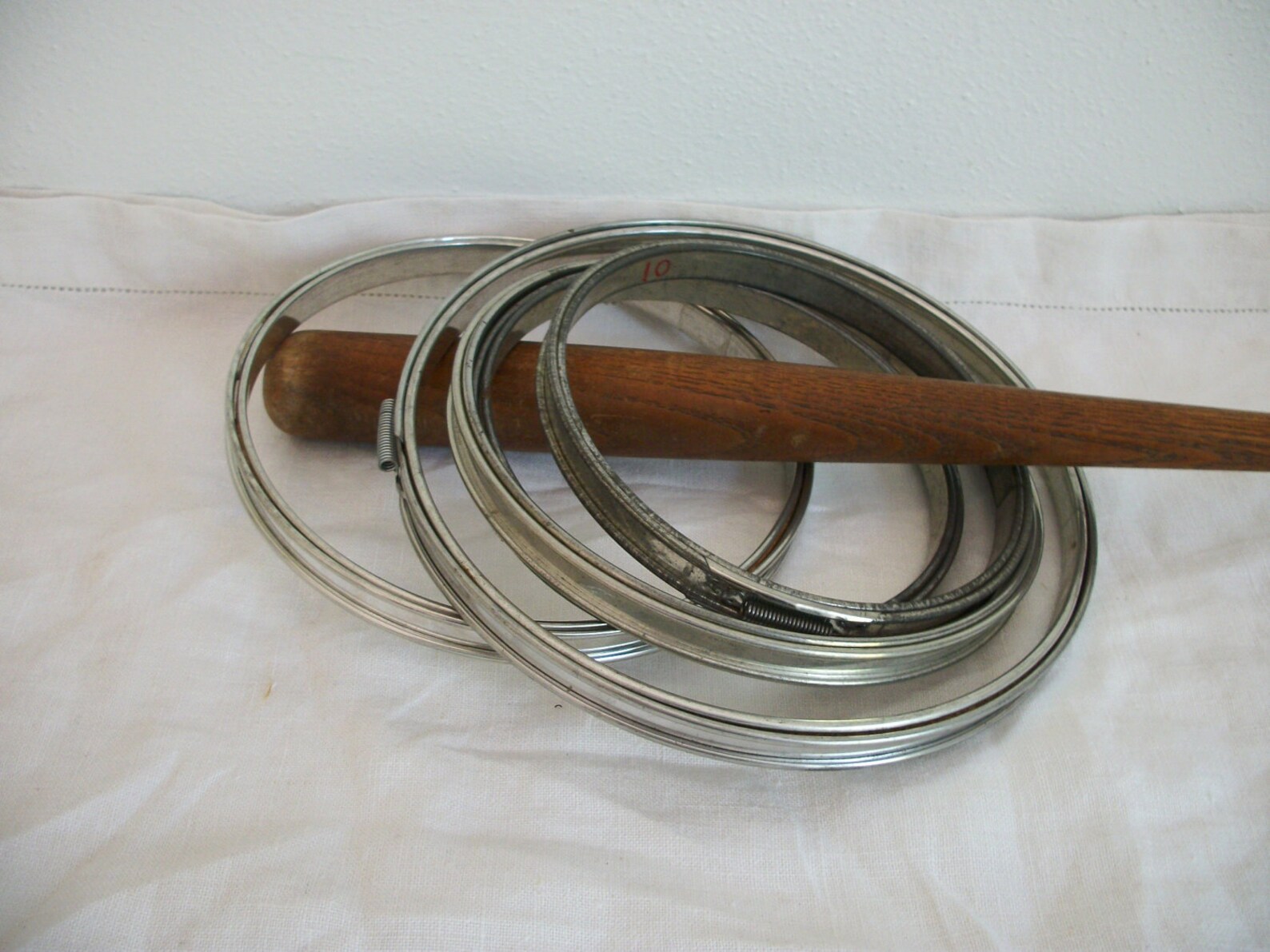 Vintage Metal Embroidery Hoops Etsy