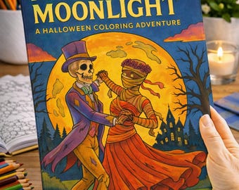 Libro para colorear de Halloween espeluznante (PDF): 30 páginas imprimibles para relajarse y divertirse