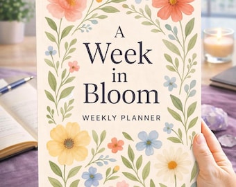 Tygodniowy planer „A Week In Bloom”